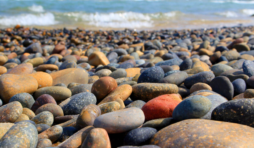 stones and pebbles