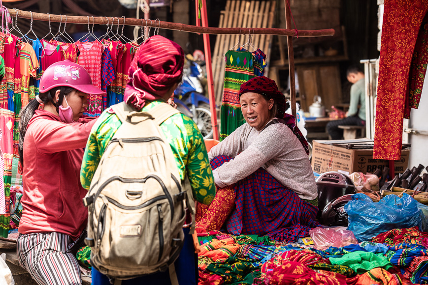 Colourful local markerts