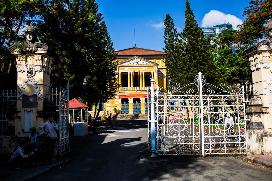 French architecture can be found in corners of Hanoi and HCMC.