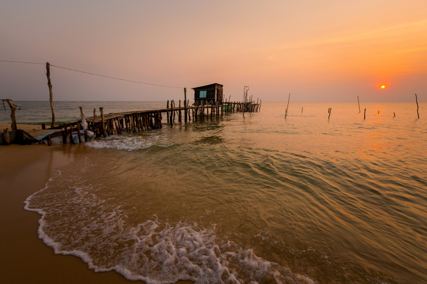 sunset in phu quoc