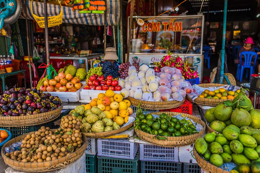 tropical fruits of Vietnam